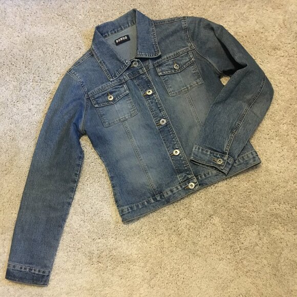 BONGO Blue Washed Denim Jean Jacket - Picture 9 of 14